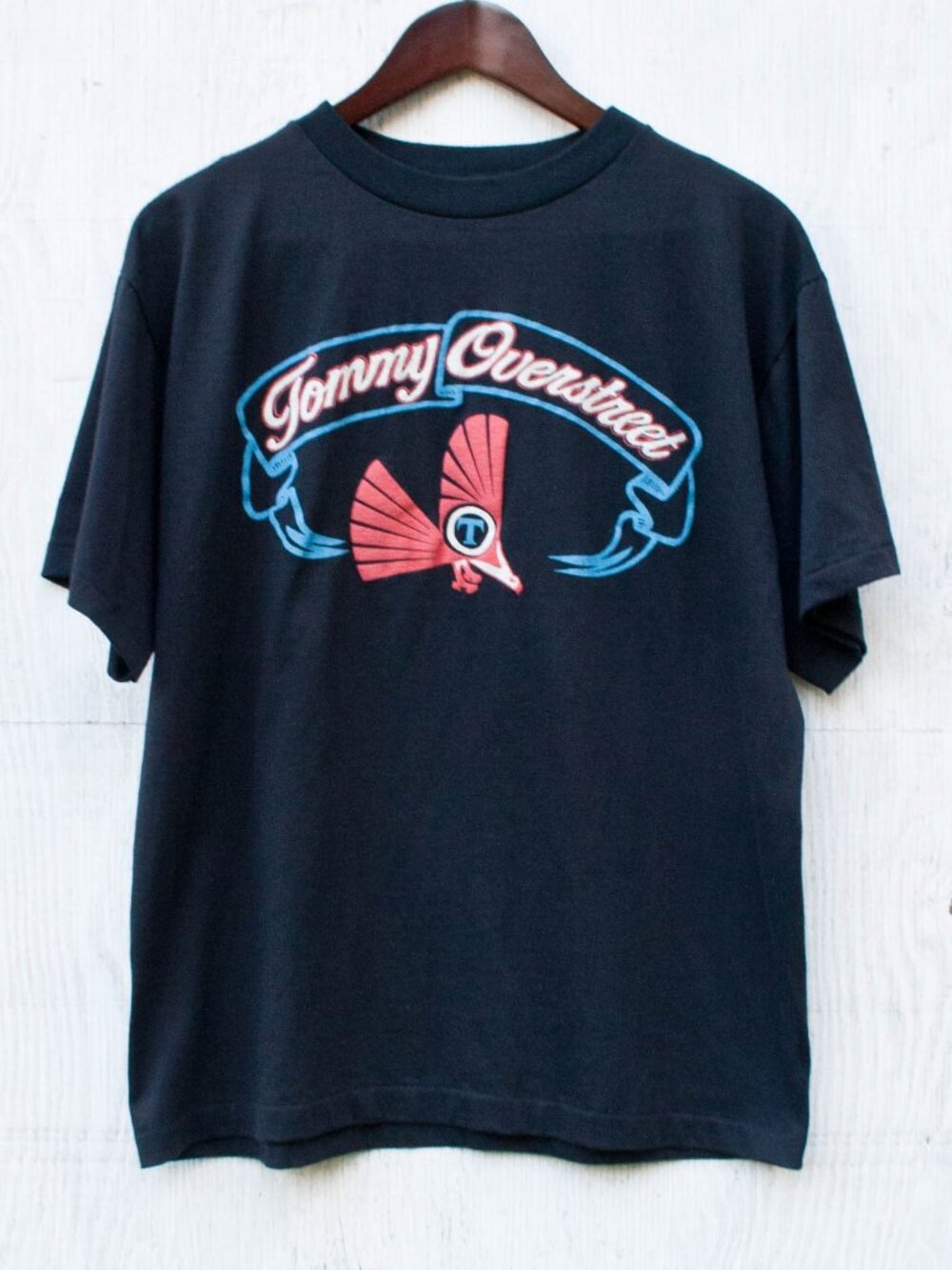 Tommy Overstreet Shirt - Large - Country Music TShirt - Vtg Country Album Shirt